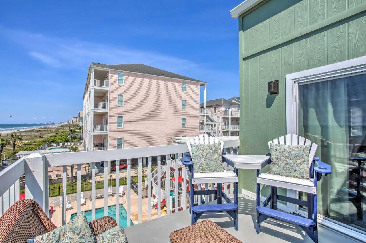 Sunny Seaside Condo With View - Walk To Beach Myrtle Beach Exterior photo