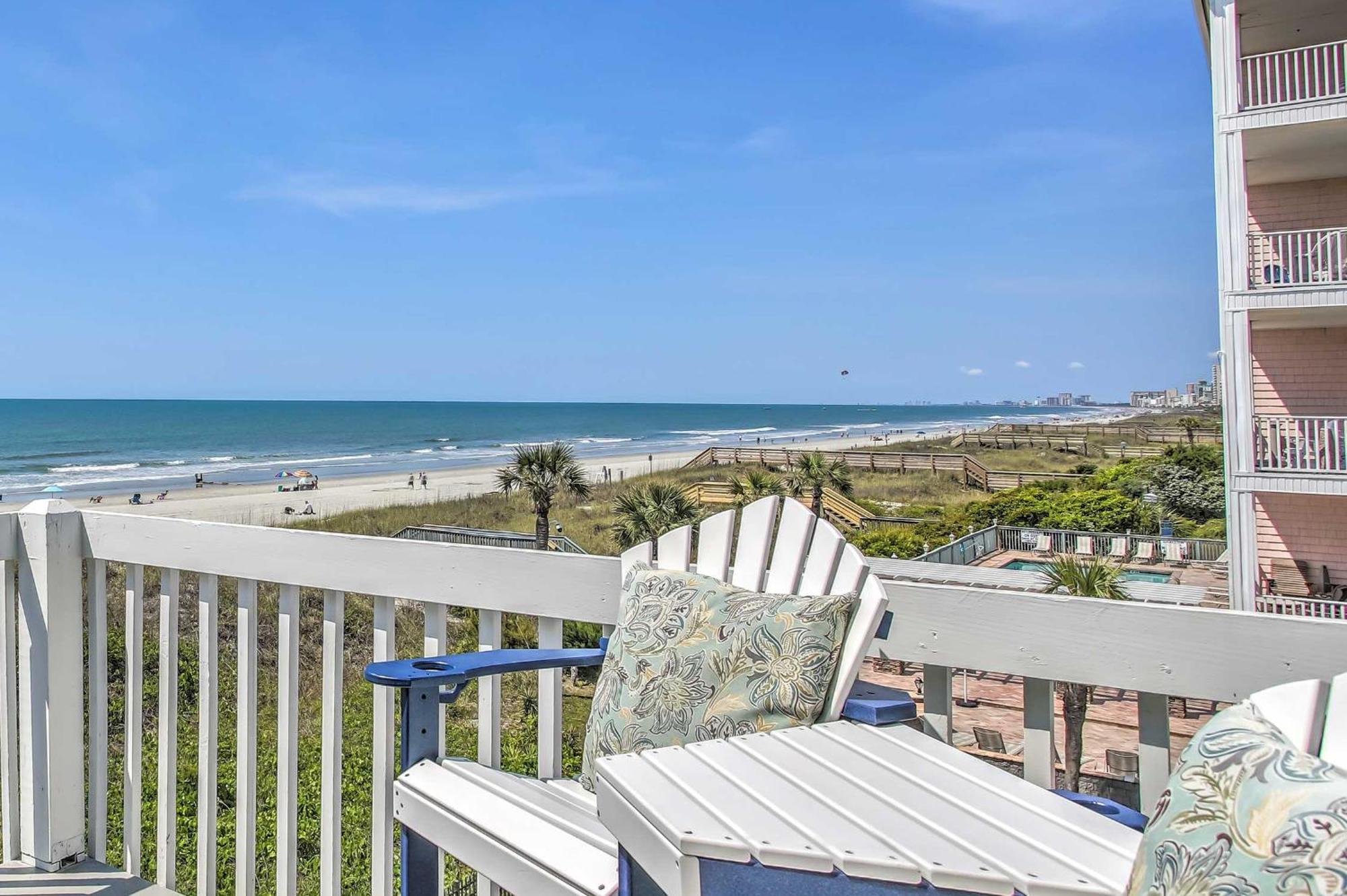 Sunny Seaside Condo With View - Walk To Beach Myrtle Beach Exterior photo